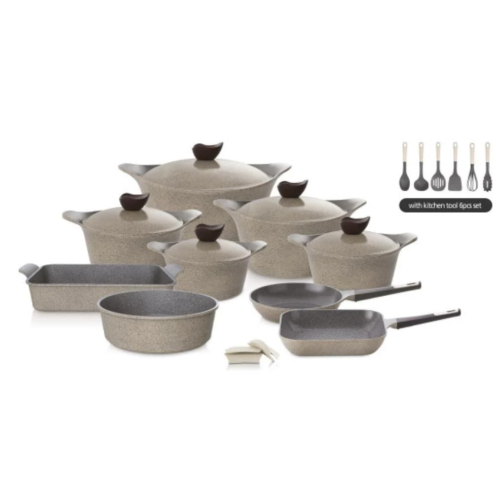 NEOFLAM INI SET COOKWARE 20 PIÈCES – BEIGE