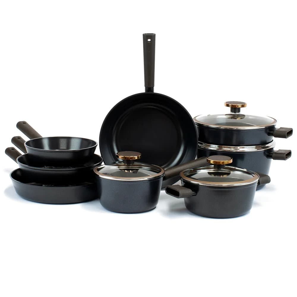 Set Noblesse Complet Induction 8 Pièces + 6 Protège-Poêles Bonus