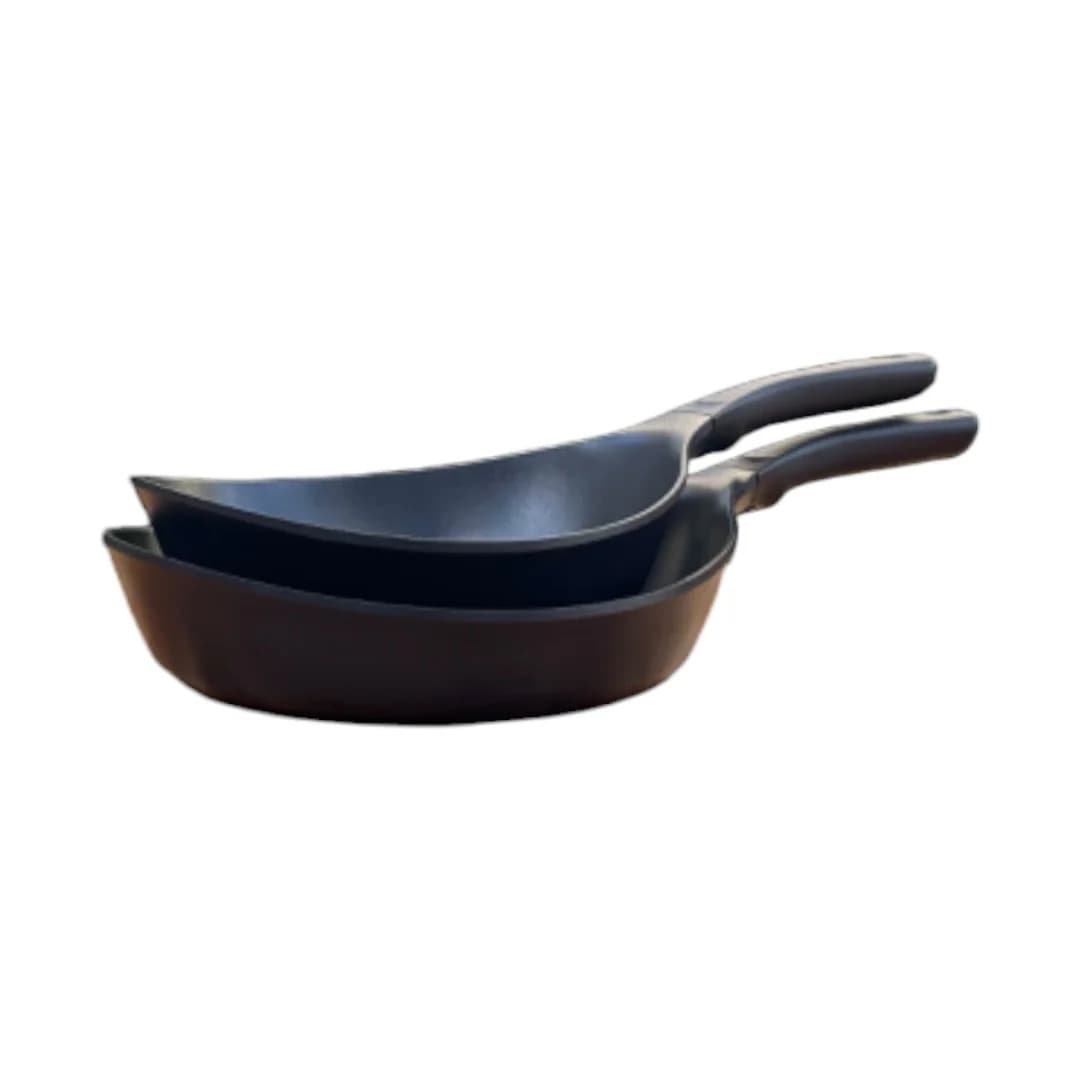 Neoflam Vulcan Set de 2 Poêles 24 & 28cm Noir Induction
