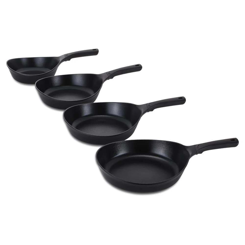Neoflam Vulcan Set 4 Pièces — 2 Poêles & 2 Woks Noir Induction