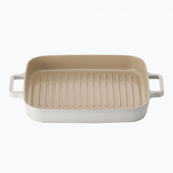 Neoflam Fika — Grill Rectangulaire Aluminium Coulé 28 cm