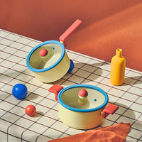 Casserole 18 cm, Faitout 20 cm, Wok 24 cm et Poêle 24 cm – Induction