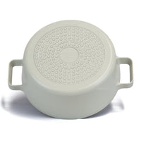 Faitout Neoflam Fika 22 cm compatible induction avec couvercle en verre à bord en silicone