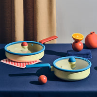 Casserole 18 cm, Faitout 20 cm, Wok 24 cm et Poêle 24 cm – Induction