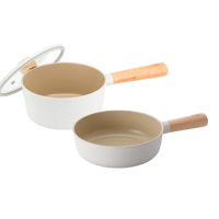 Ensemble casserole 18 cm et wok 18 cm Neoflam Fika.