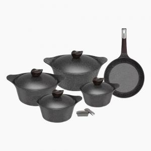 Batterie de cuisine Neoflam 11 pièces marbre rose – cuisson homogène et sans graisses

Set de cuisine Neoflam marbre rose – design élégant et moderne pour toutes vos préparations

Batterie de cuisine Neoflam aluminium antiadhésive 11 pièces marbre rose – cuisine saine et pratique

