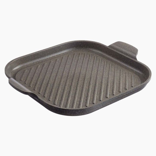 Gril Neoflam en granit 34 cm avec deux poignées, cuisson saine, disponible au Maroc